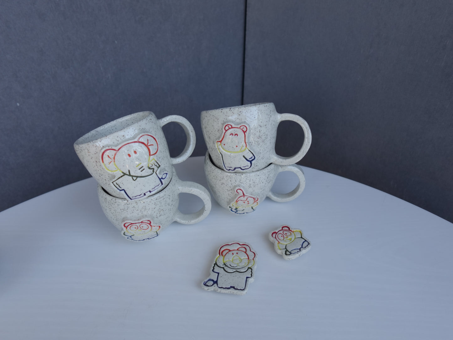 The Animal Biscuit RAINBOW Mug / Cup!
