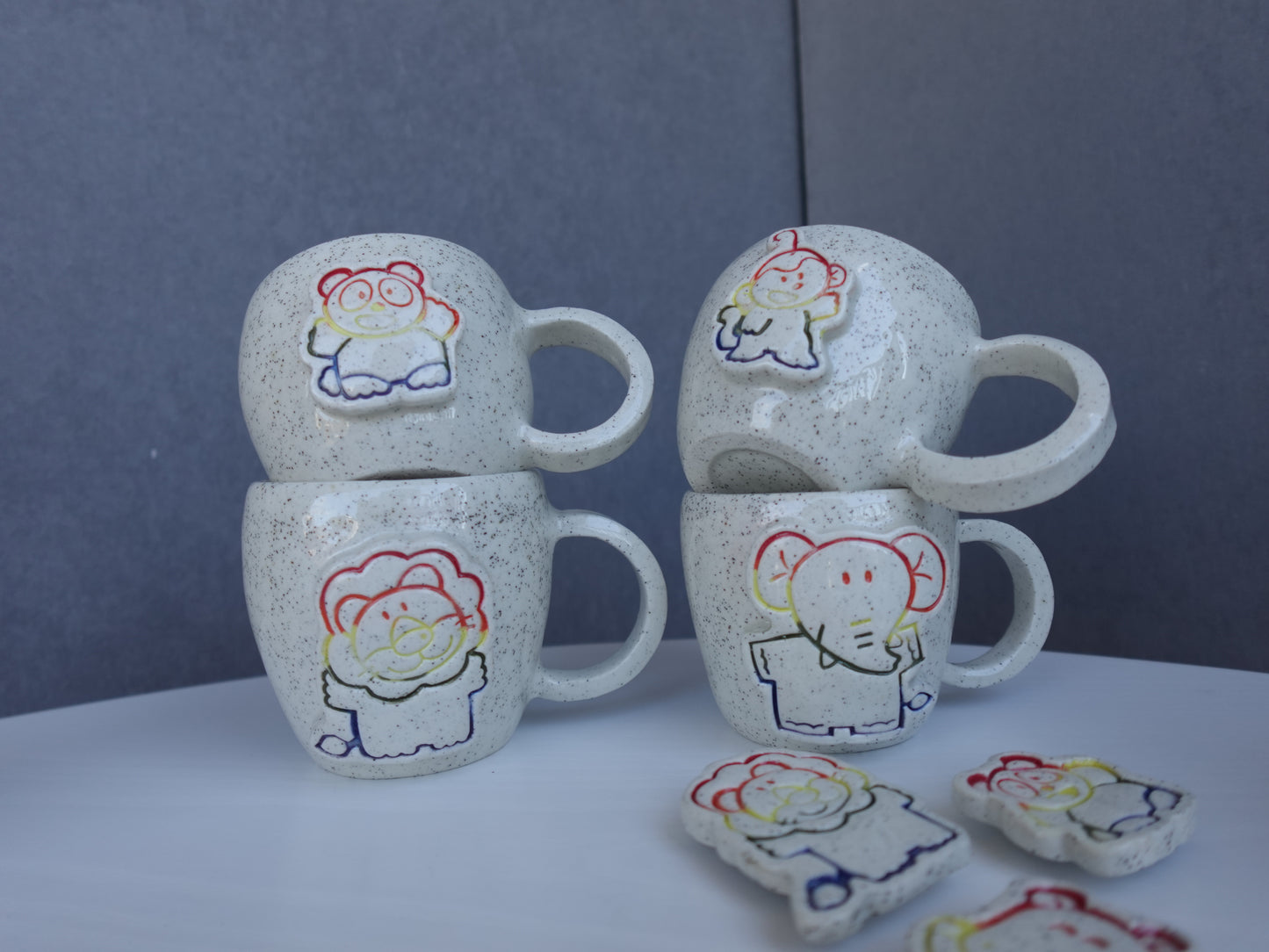 The Animal Biscuit RAINBOW Mug / Cup!