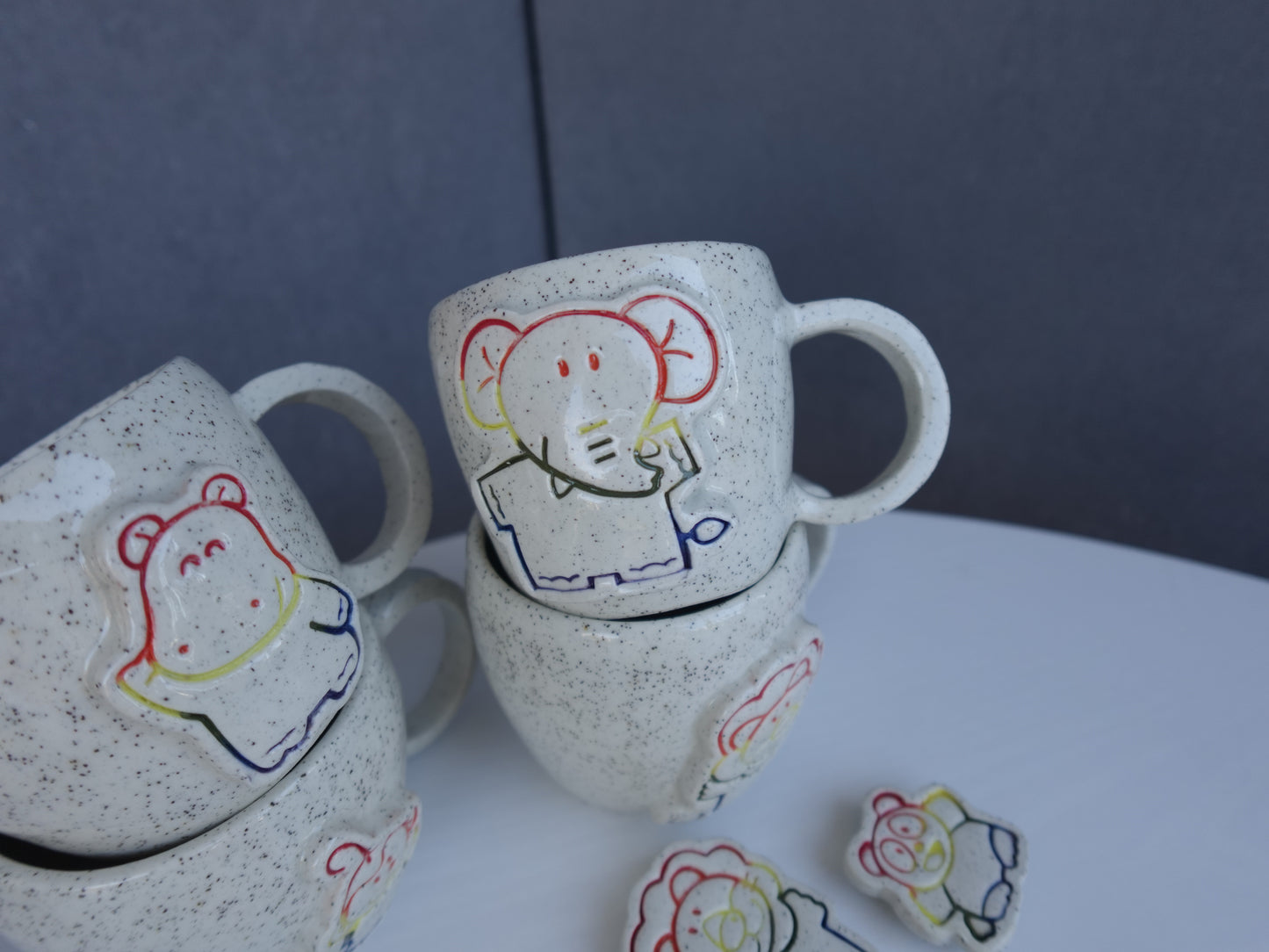 The Animal Biscuit RAINBOW Mug / Cup!