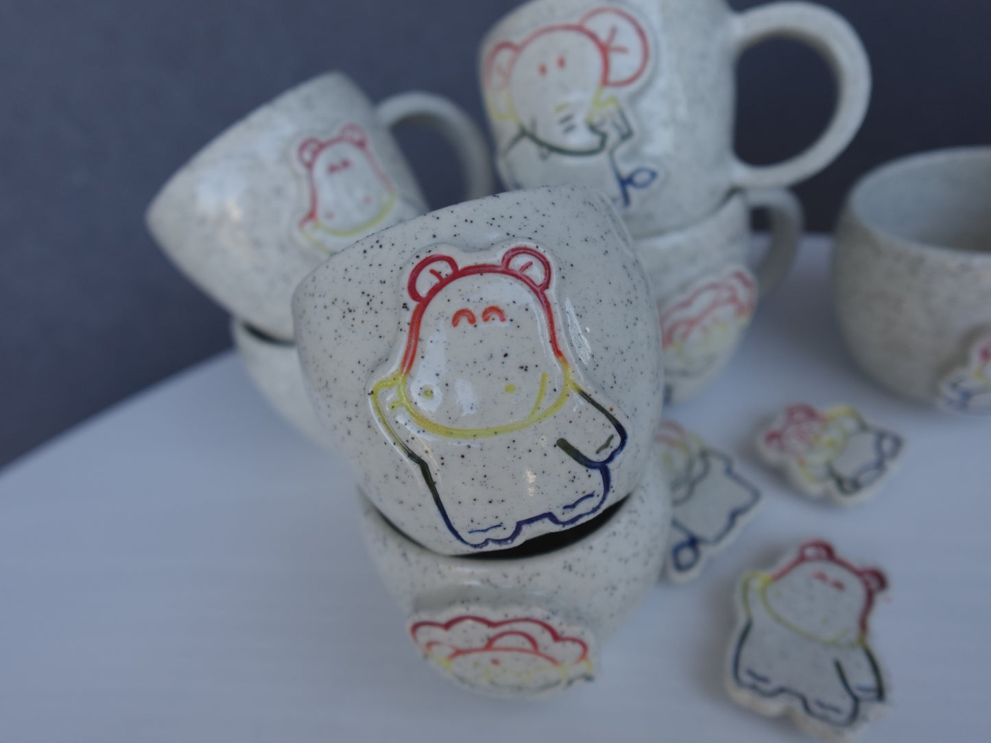 The Animal Biscuit RAINBOW Mug / Cup!
