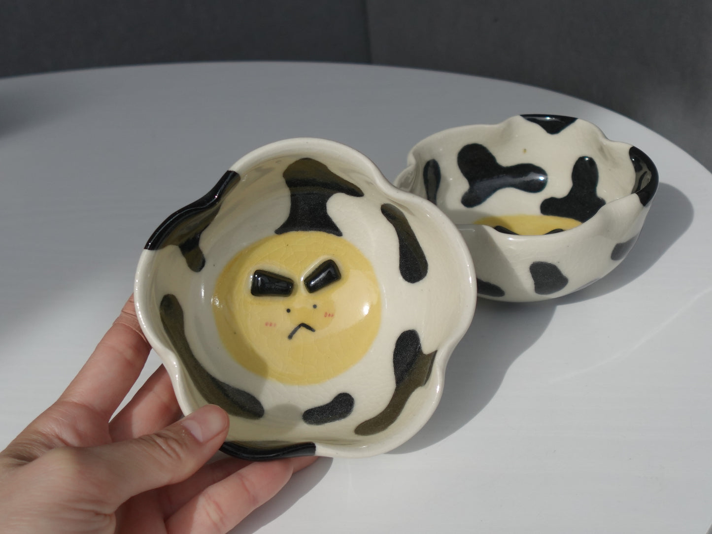 Hangry cow flower bowl