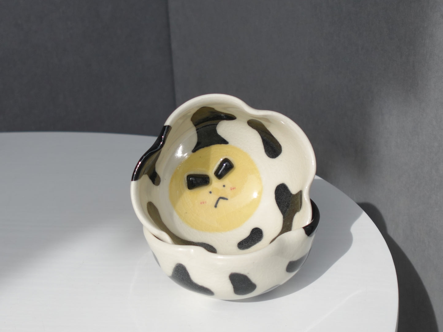 Hangry cow flower bowl